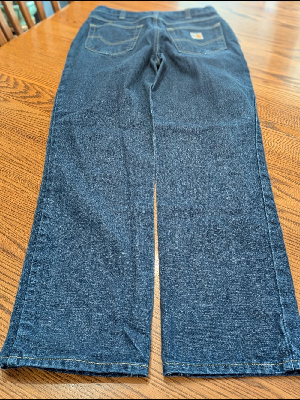 Carhartt FR Flame Resistant Jeans Men's 32x34 CAT 2 NFPA 2112 Dark Wash Workwear - Picture 15 of 16